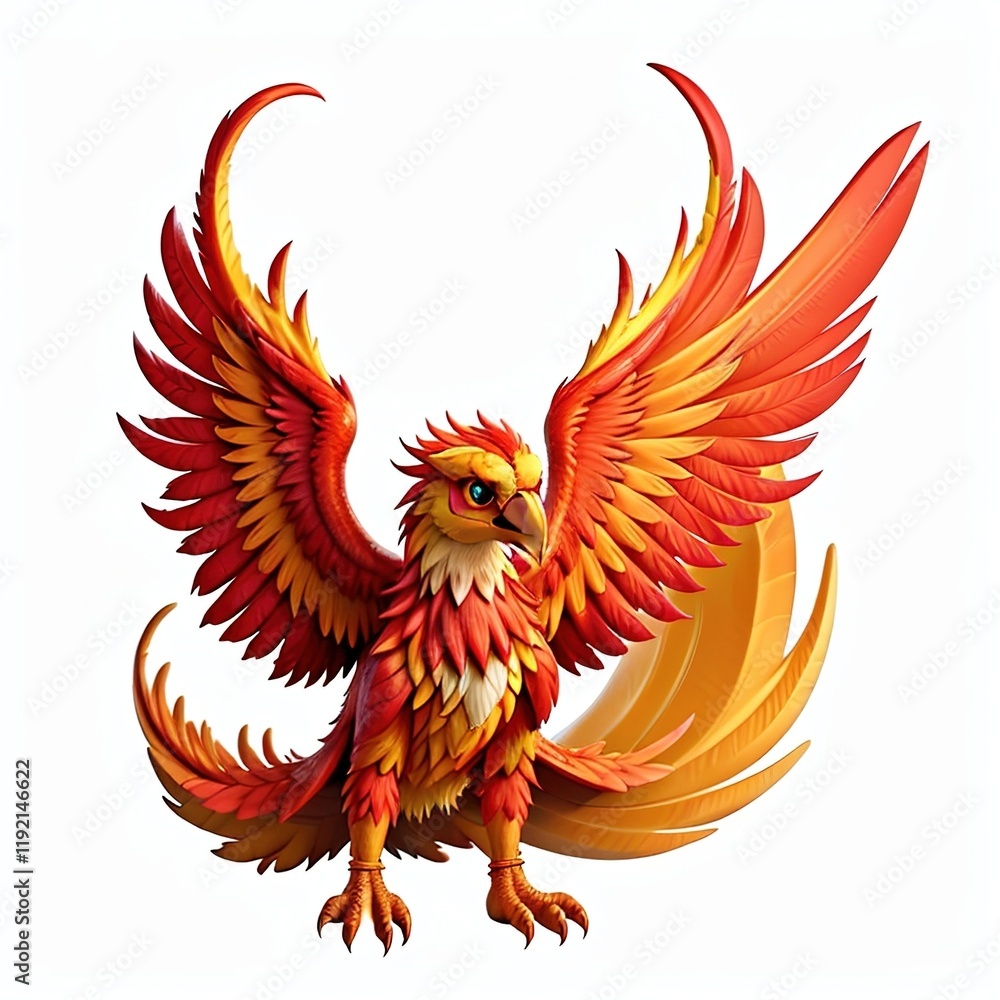 Fototapeta premium cartoon character of a eagle logo isolated on white background