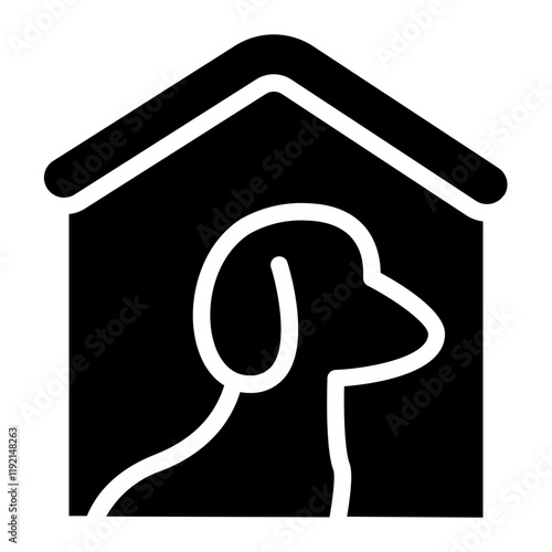 Animal shelter Solid Icon