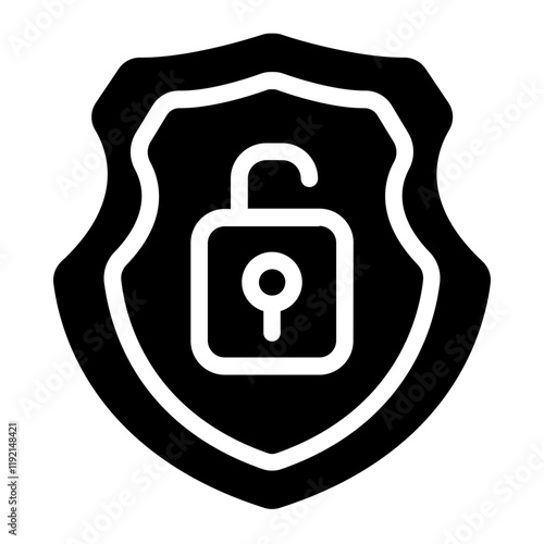 Anti theft Solid Icon