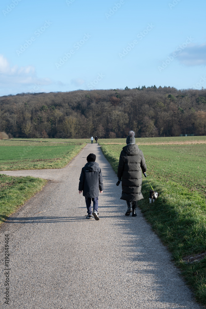Fototapeta premium walking in the park
