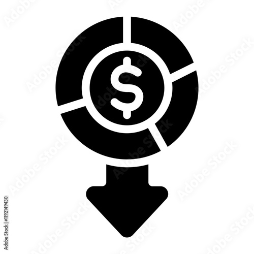 Bankruptcy Solid Icon
