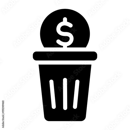 Bankruptcy Solid Icon
