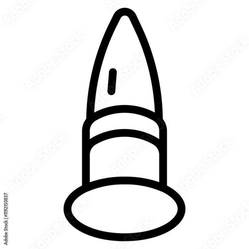 Bullet tip Line Icon