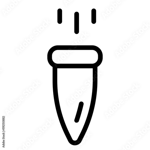 Bullet tip Line Icon