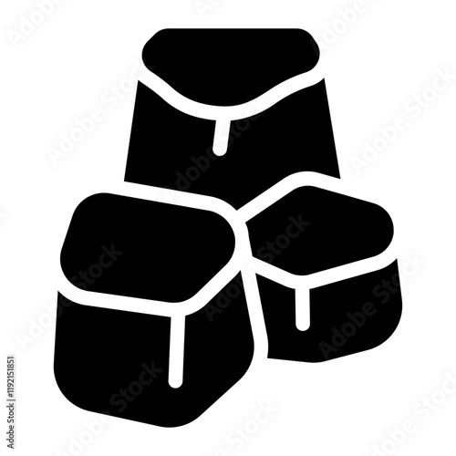 Charcoal Solid Icon