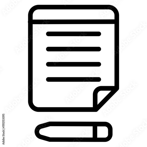 Customer review Line Icon