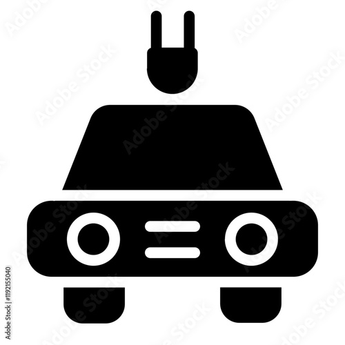 Electromobility Solid Icon