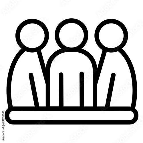Family unity Line Icon