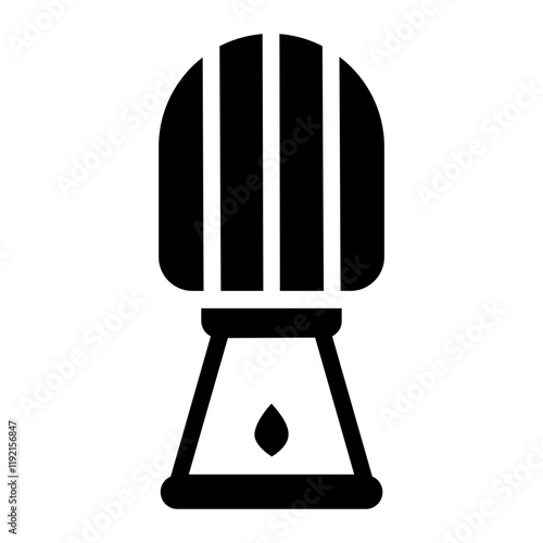 Floating lantern Solid Icon