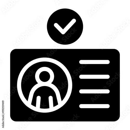 Identity safety Solid Icon