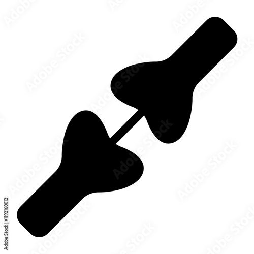 Joint fusion Solid Icon