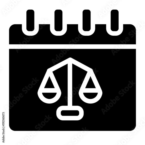 Judgement day Solid Icon