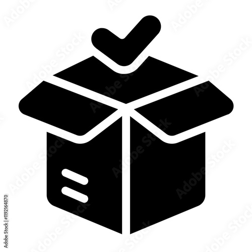 Order fulfillment Solid Icon