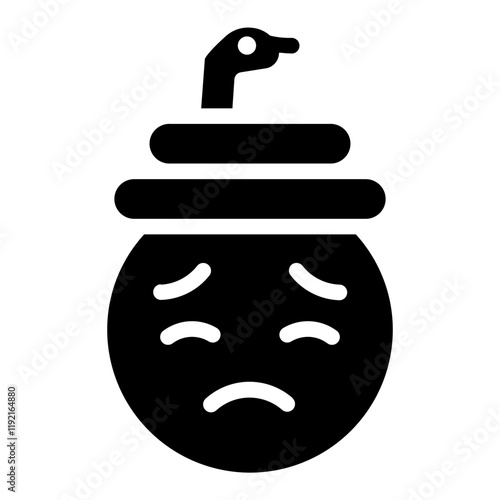 Ophidiophobia Solid Icon
