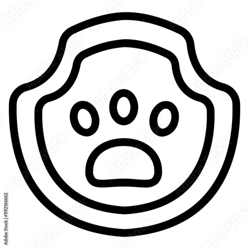 Pet daycare Line Icon