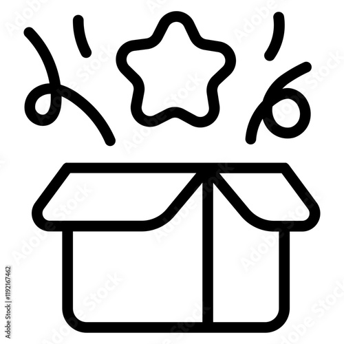 Product recommend Line Icon