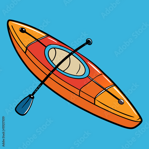 illustration of kayak