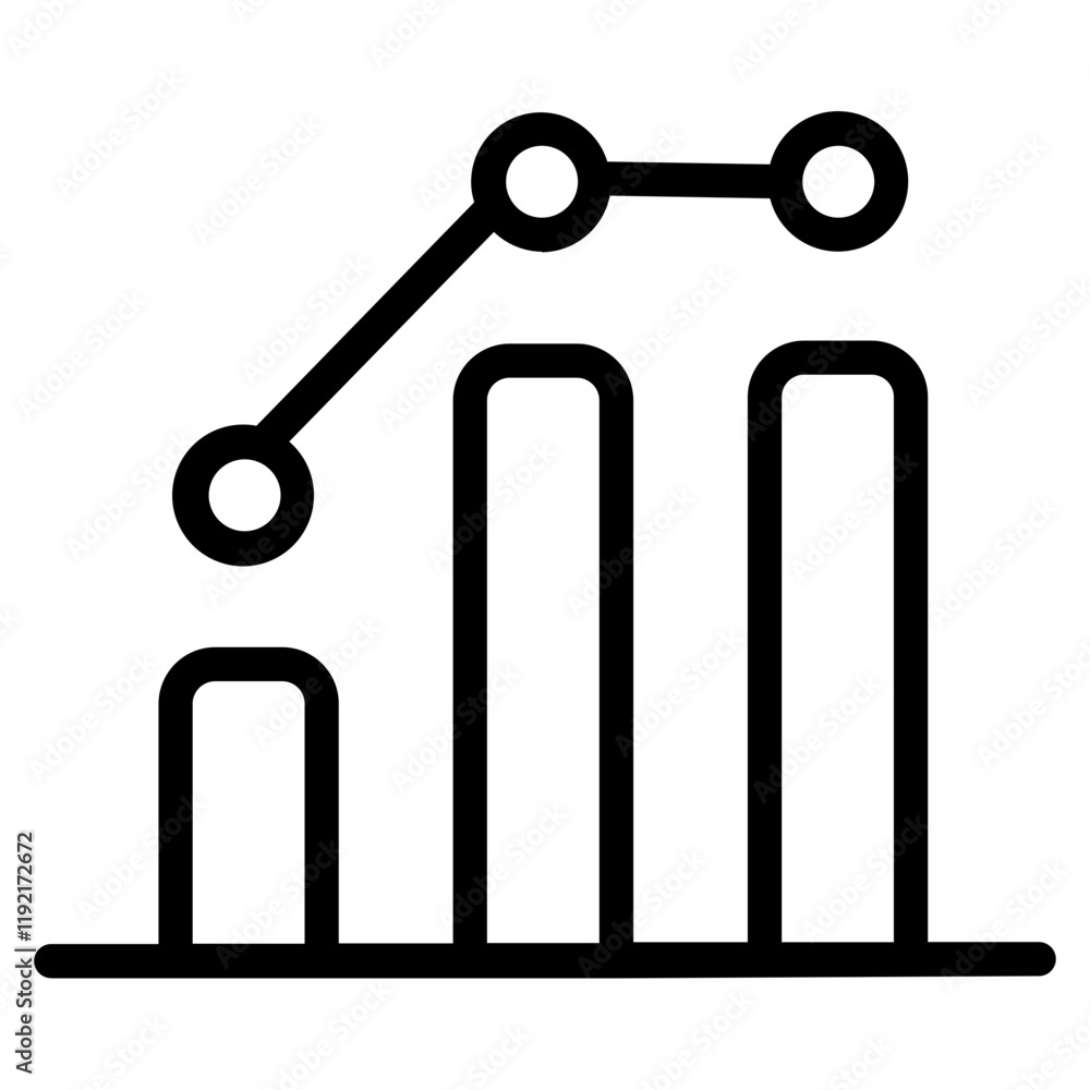 Statistic Line Icon