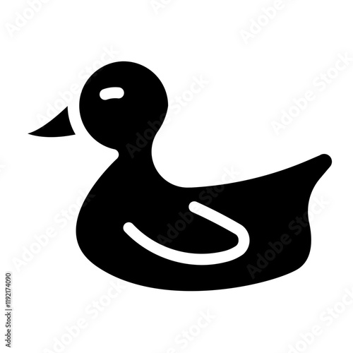 Toy duck Solid Icon