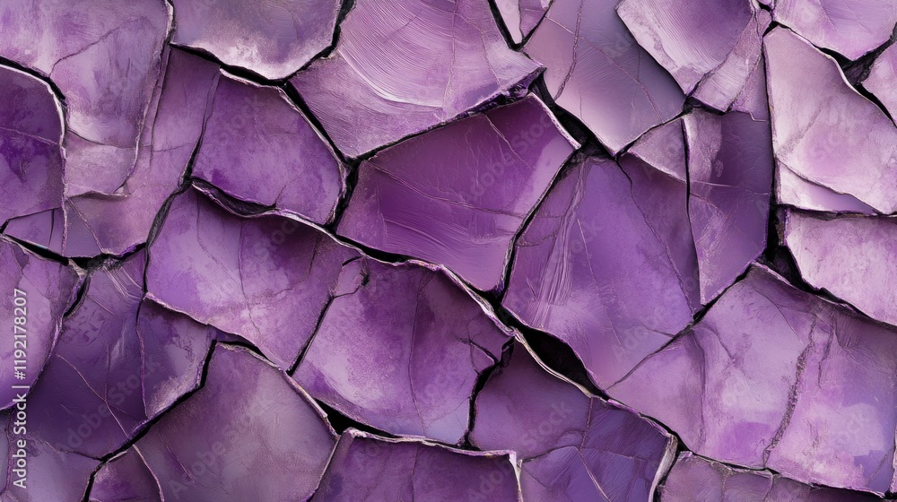 A seamless abstract cracked pattern in deep and light purple tones, creating a textured visual with natural and artistic appeal A seamless abstract cracked pattern in deep and light purple tones, creating a textured visual with natural and artistic appeal
