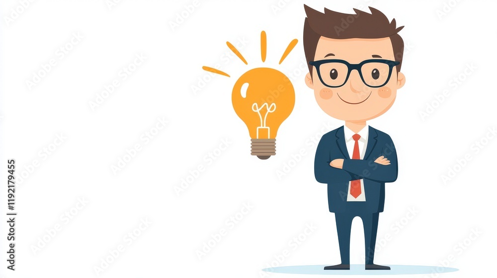Young Businessman in Suit with Light Bulb Representing Innovative Ideas and Creative Solutions for Success Young Businessman in Suit with Light Bulb Representing Innovative Ideas and Creative Solutions for Success