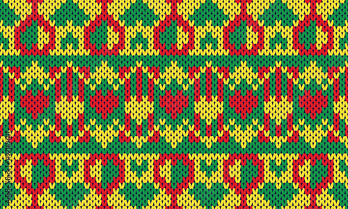 Seamless printable knitting patterns, wallpapers, ultra-high resolution raster illustrations, print-on-demand patterns.