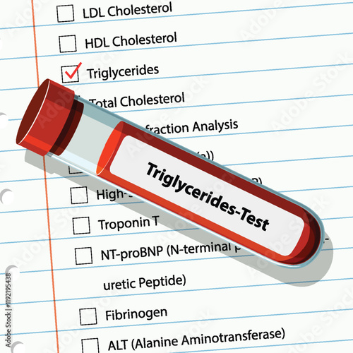 Blood Test for Triglycerides Analysis
