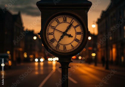 clock in the city
