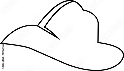 cowboy hat silhouettes icon, headdress symbol, cap signs, bonnet silhouette, fedora shape, bowler, trilby, baseball cap, isolated on transparent background, used for mobile apps, web design elements