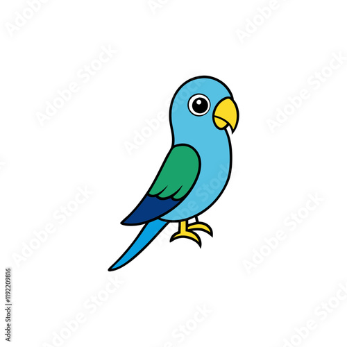 Parakeet Cartoon vector