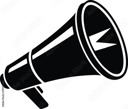 speaker megaphone icon silhouette,speaker megaphone vector