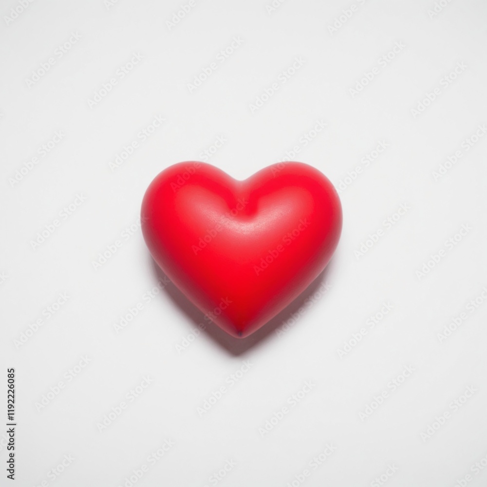 Red heart isolated Red heart isolated