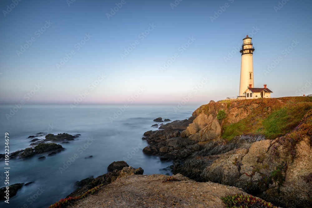 Pigeon Point Lighthouse at Sunset Pigeon Point Lighthouse at Sunset