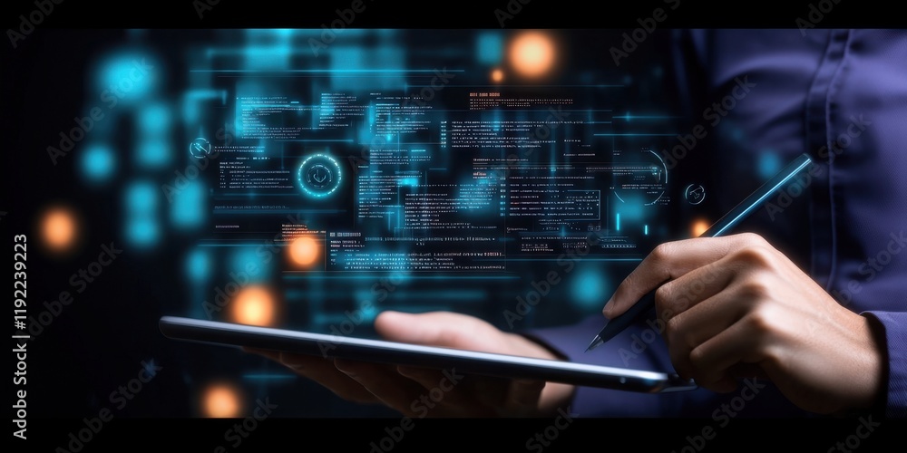 Digital innovation trends virtual workspace infographic modern technology close-up data-driven insights Digital innovation trends virtual workspace infographic modern technology close-up data-driven insights