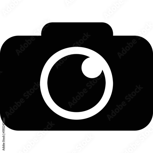 Simple vector icon camera