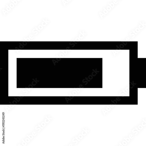Simple vector icon battery