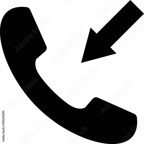 Simple vector icon phone call
