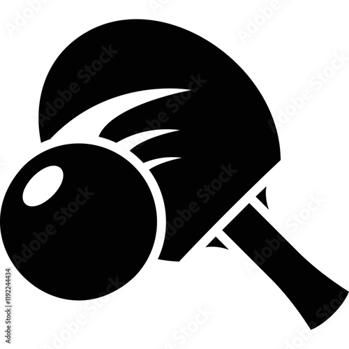 Simple vector icon ping pong
