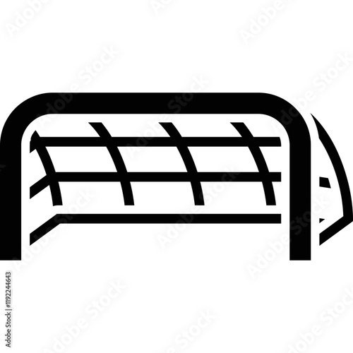 Simple vector icon hockey goal