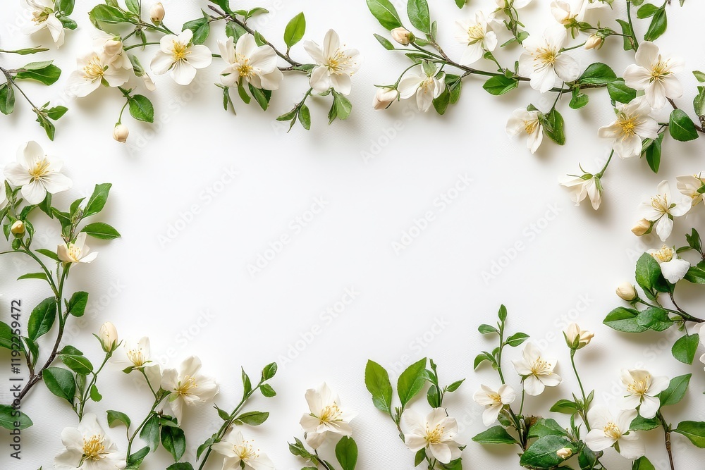Jasmin flowers, minimalistic and isolated on white background, in png format. Jasmin flowers, minimalistic and isolated on white background, in png format.
