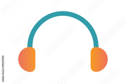 headphones isolated on white background
