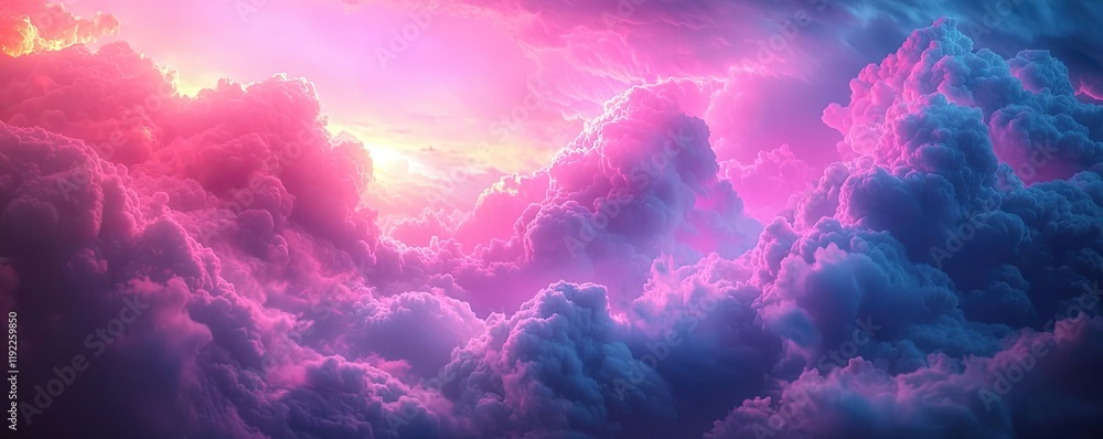 Cloudy abstract background idea. Vibrant pink and purple clouds blend beautifully at sunset, creating a stunning sky. Cloudy abstract background idea. Vibrant pink and purple clouds blend beautifully at sunset, creating a stunning sky.