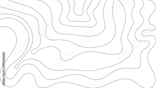 Black and white abstract contour lines form an intricate design on a minimalist background. Ideal for modern art lovers, this pattern creates a sense of flow and movement.