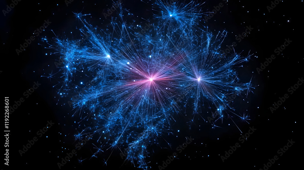 Fototapeta premium fireworks in the sky