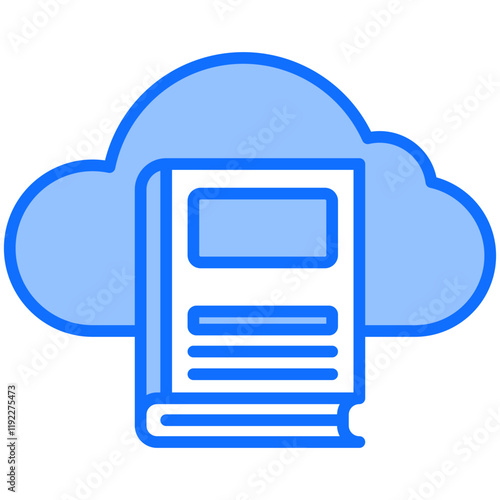 Cloud Library Icon