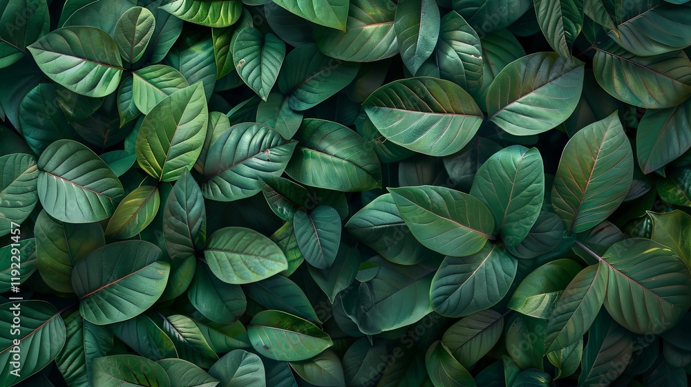 Green leaves geometric pattern background Green leaves geometric pattern background
