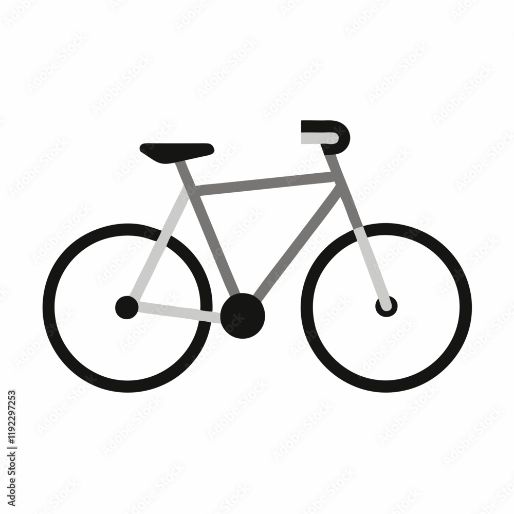 bicycle isolated on white background bicycle isolated on white background