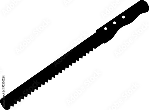 Bread Knife blade silhouette