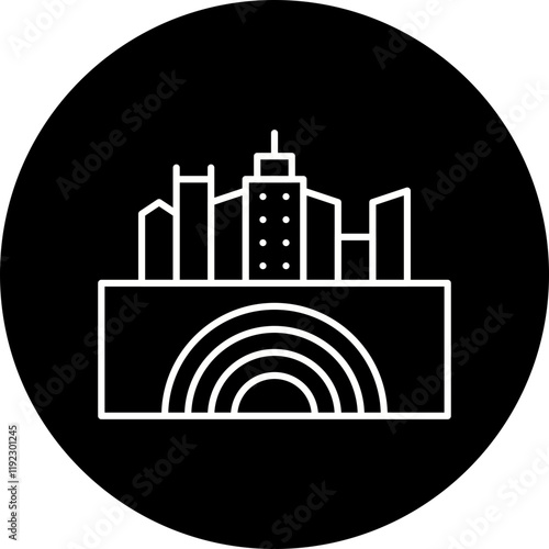 Earthquake I icon single vector illustration