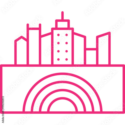 Earthquake I icon single vector illustration
